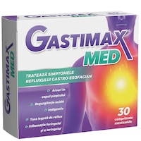 Gastimax Med, 30 comprimate masticabile, Fiterman