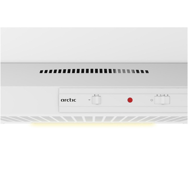 Абсорбатор Arctic AH511, Абсорбционна мощност 295 mc/h, LED осветление, 1 мотор, 50 см, Бял