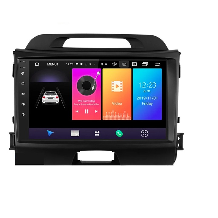 Multimedia cu navigatie, Pentru KIA Sportage, 2010-2016, Android, 4+1+16