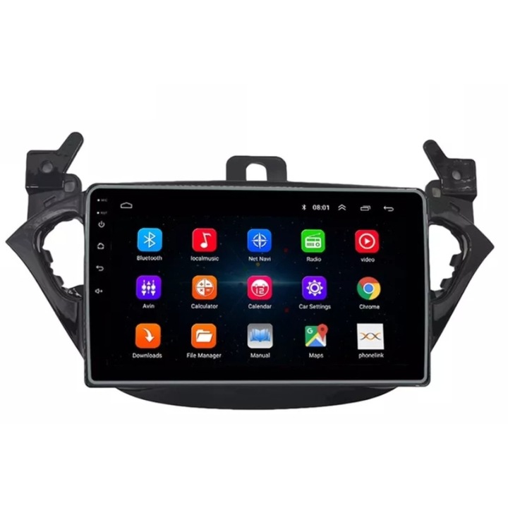 Multimedia cu navigatie Opel Corsa/Adam, 2013 - 2021, Android, 4+1+16, Negru