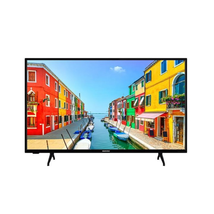 Телевизор Daewoo 32DM54HA ANDROID TV, 1366x768 HD Ready, 32 inch, 81 см, Android, LED, Smart TV, Черен