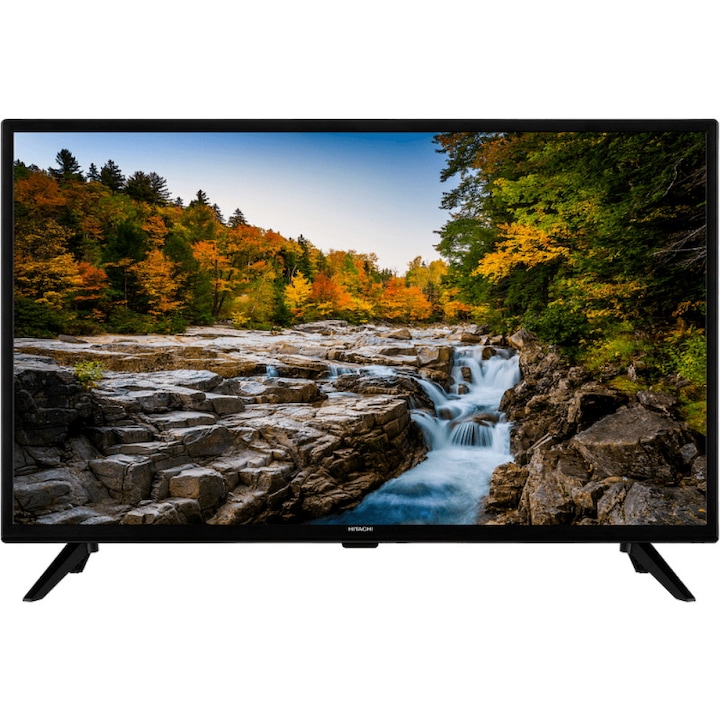 Телевизор Hitachi 32HE2301 SMART TV, 1366x768 HD Ready, 32 inch, 81 см, LED, Smart TV, Черен