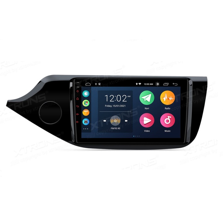 Multimedia cu navigatie, KIA Ceed, 2012-2016, Android, 4+1+16, Negru
