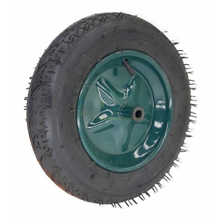 Roata roaba Sita 350-8 fara rulment verde