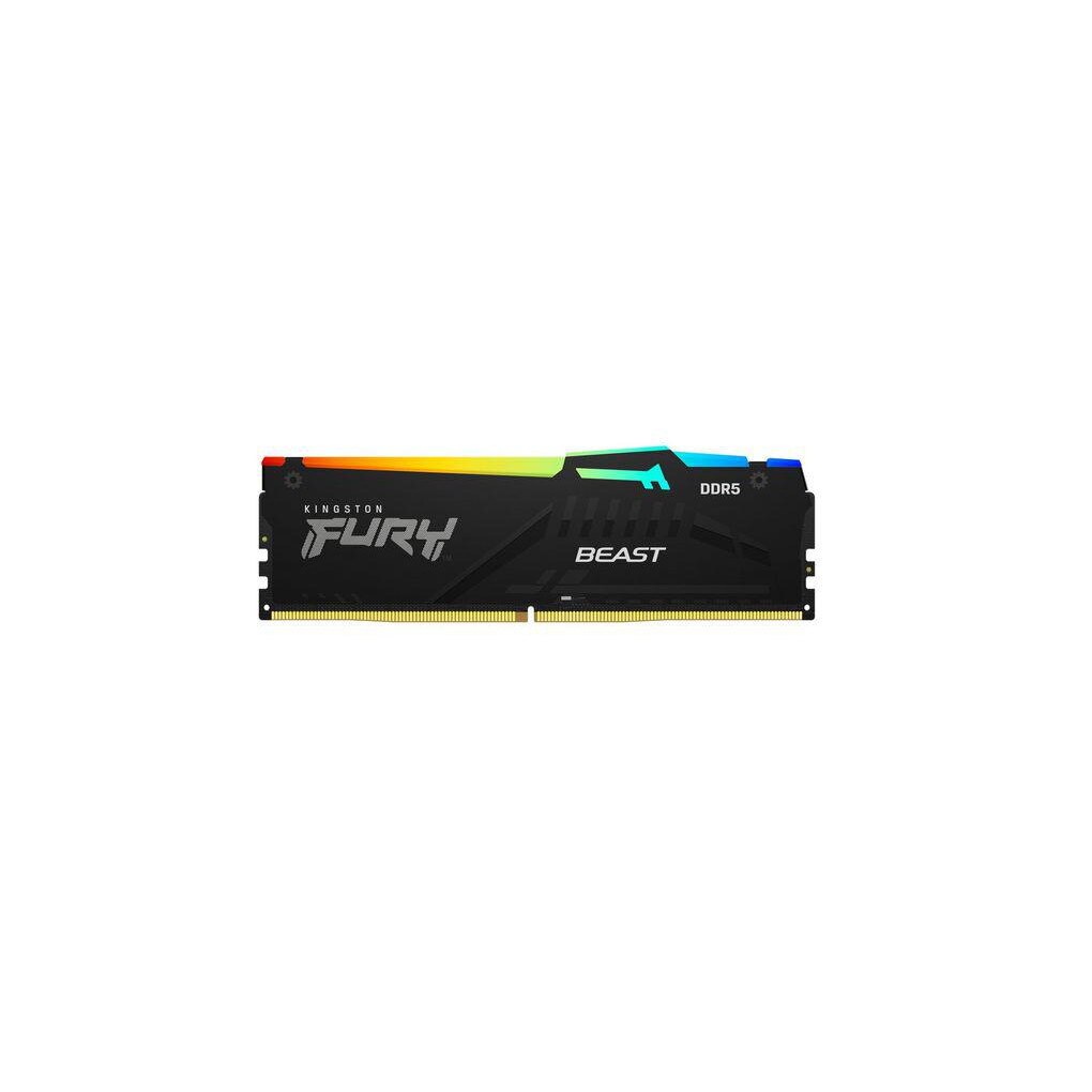 Kingston FURY DDR5 5200MHz 16GB×4枚 Memorie RAM, Kingston, FURY Beast RGB, 64 GB, 4 x 16 GB, DDR5