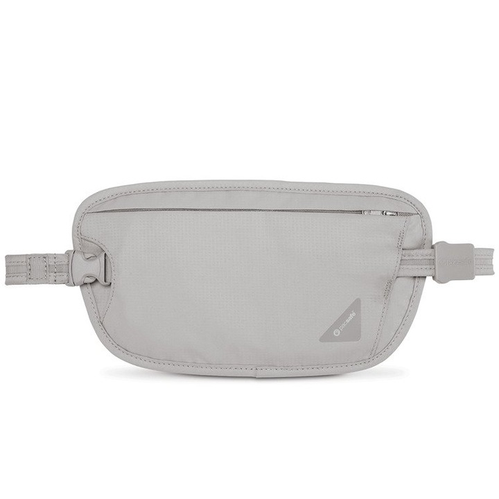 Borseta dama Pacsafe, Poliester, 95g, 14x26.5cm, Gri