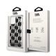 Husa telefon Karl Lagerfeld pentru iPhone 14, Monogram Liquid Glitter, Plastic, Negru