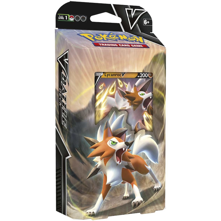 Set cartonase Pokemon TCG: Lycanroc/Corviknight V Battle Deck