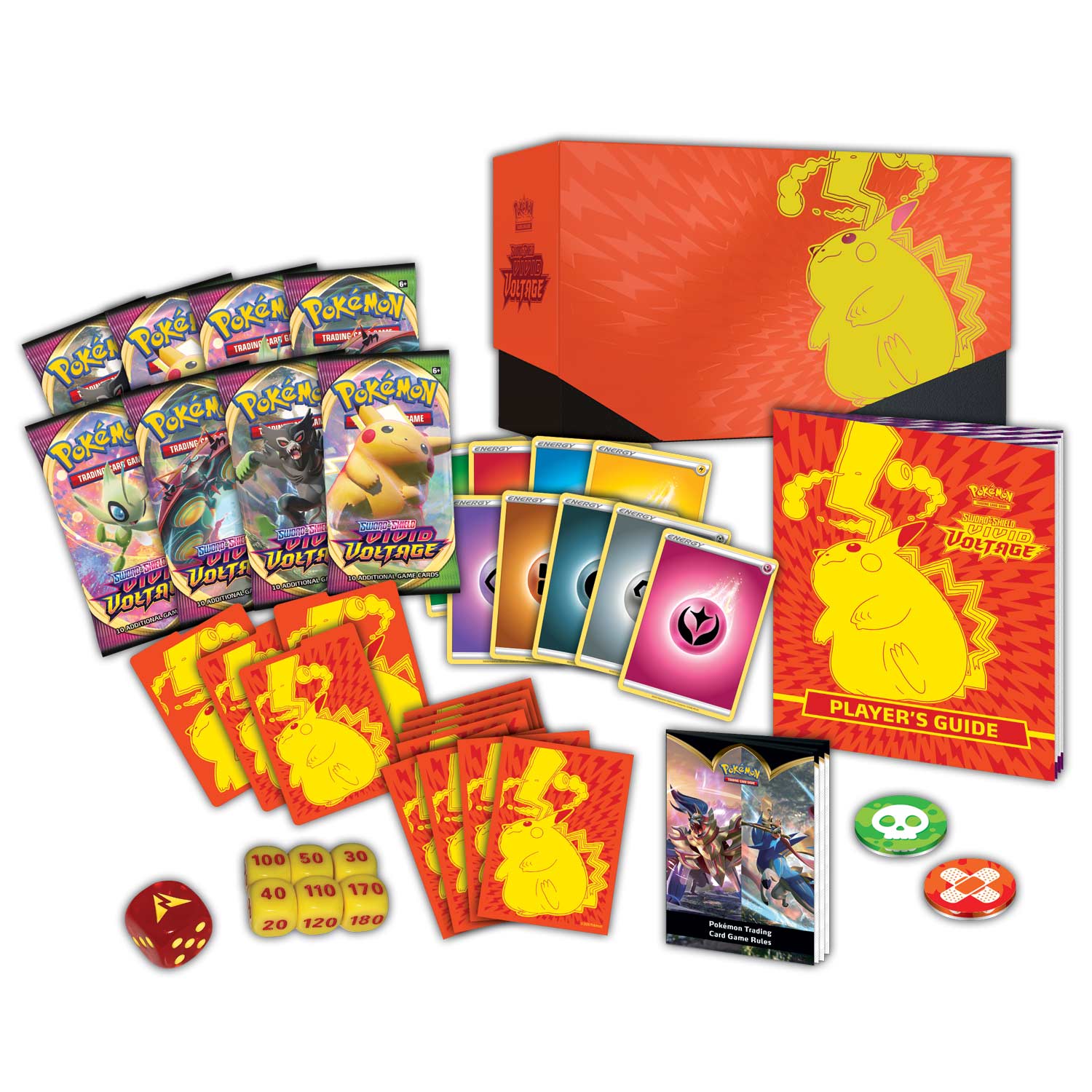 Set cartonase Pokémon TCG: Sword & Shield Vivid Voltage - Elite