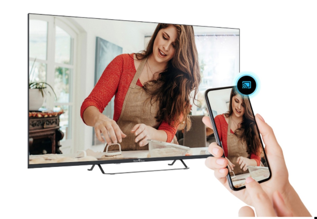 Телевизор LED Smart Tech 50UA10V3, 50" (126 см), Smart Android, 4K ...
