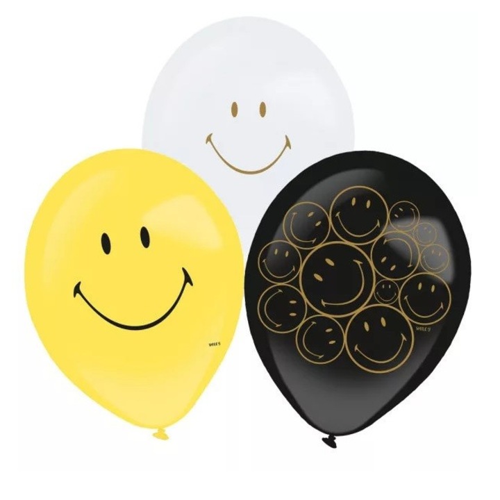 Балони Smiley Originals Emoji 6 бр. 11 инча (27,5 см)