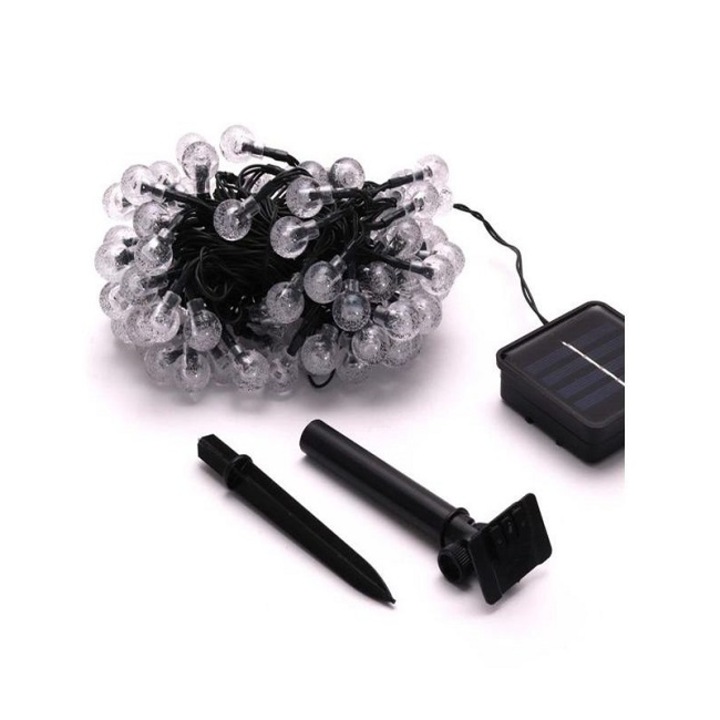 IRIS 4616841 Buborékgömb alakú 16mm/8 programos/12m/IPX3 szabványos/meleg fehér//100db LED-es/napelemes fénydek