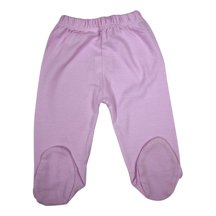 Pantaloni Bebelusi Cu Botosei 100% Bumbac, Mov deschis, 62 CM