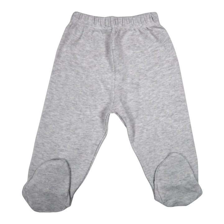 Pantaloni Bebelusi Cu Botosei 100% Bumbac, Gri, 62 CM