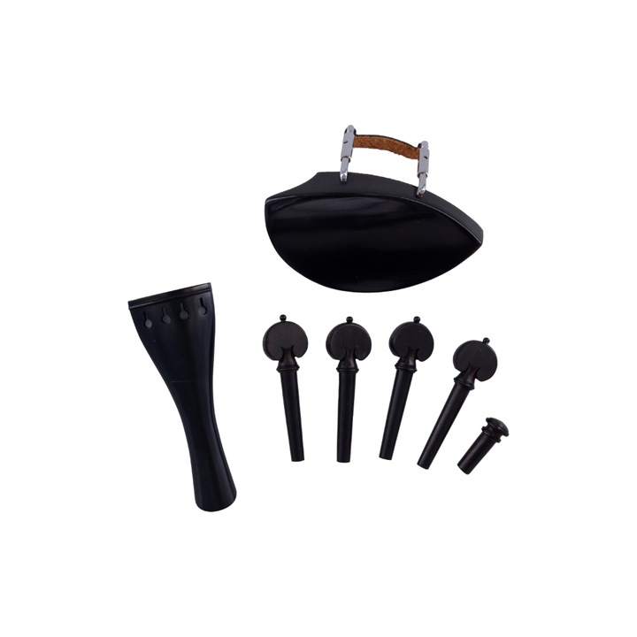 Set Vioara, 4 Herats Chei 1 Cordar 1 Buton 1 Kaufmann Barbie 4/4 Abanos