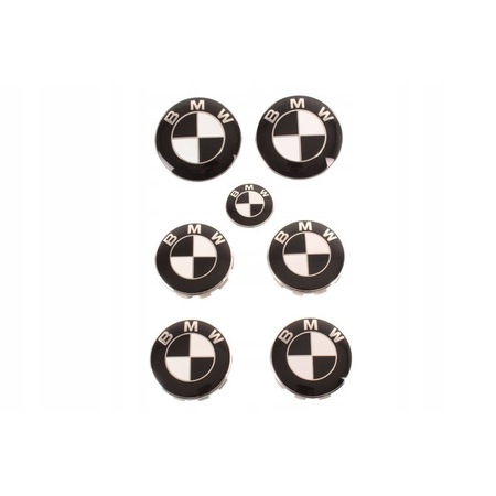 Logo BMW E46 E39 2 Emblemas/logo BMW De 82 Mm Para Capó - Compatible Con E46, E39, E90, E60, E34, E36, X3, X5, X6 Emblema Capó BMW 82mm - 9