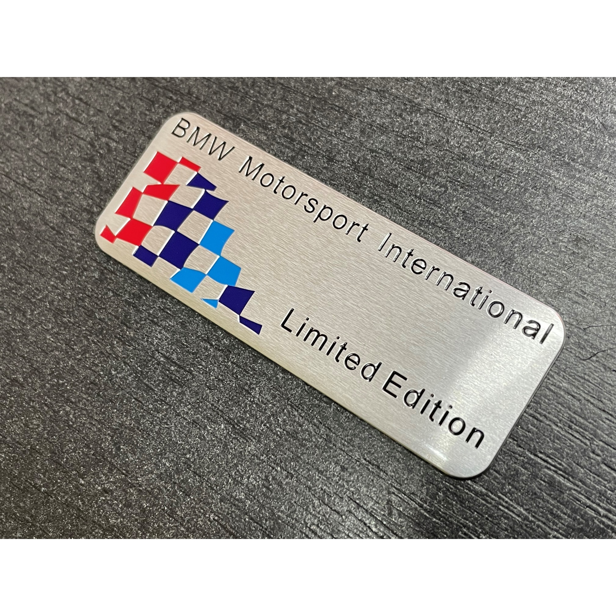 Emblema Aluminiu cu adeziv BMW Motorsport International Limited Edition ...
