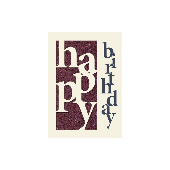 Gespaensterwald Paper Deluxe Happy birthday kártya