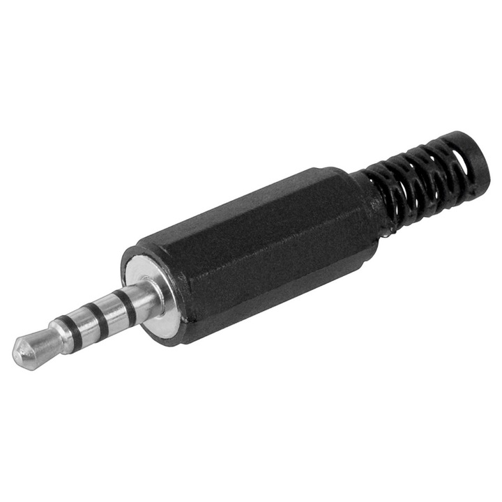 Set 10 mufe audio, Goobay, Jack 3.5 mm la 4-pin DIN, Negru