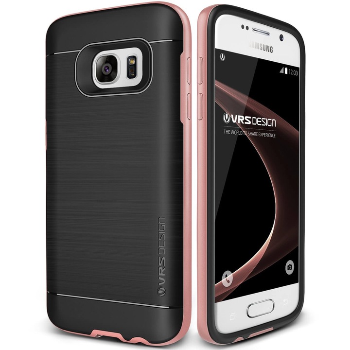 Кейс Verus High Pro Shield Case за Samsung Galaxy S7, Розово Злато