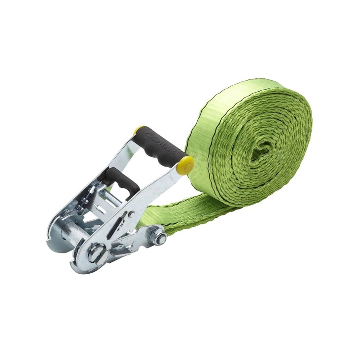 Chinga fixare Standers, cu catarama, poliester, 35 mm x L 5 m, rezistenta max 1250 kg