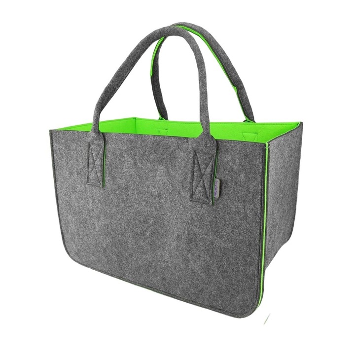 Geanta cumparaturi, Leviatan, Fetru, 40x27x27