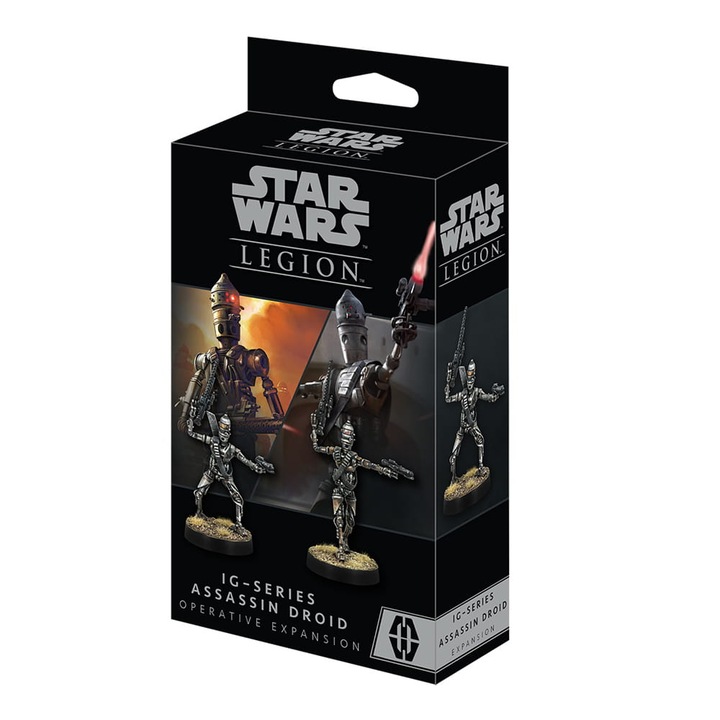 Set de figurine IG-Series Assassin Droids Operative Expansion, Star Wars Legion, Atomic Mass Games, 2 miniaturi, scara 35mm