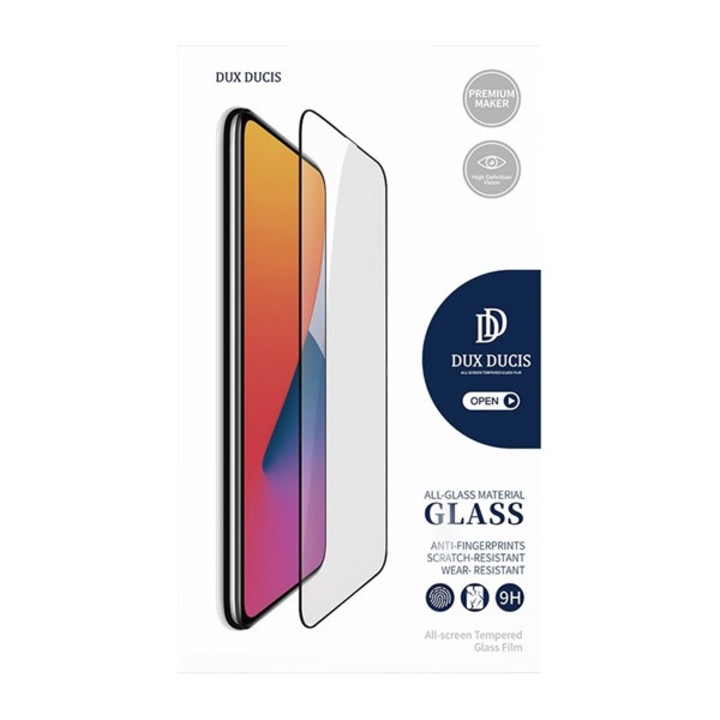 Dux ducis képernyővédő üveg, 2.5d, full glue, tokbarát, 0.3mm, 9h, fekete, kompatibilis: Motorola Moto E32s, XT2229, / Moto E32, XT2227, / Moto G22, XT2231