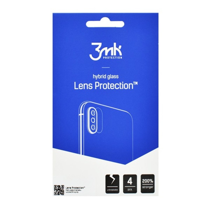 Realme 9i / Oppo A96 4G / Oppo A76 3mk kameravédő üveg 4db (2.5d lekerekített szél, karcálló, ultravékony, 0,2mm, 7h) átlátszó, GP-123740, gyártói csomagolás