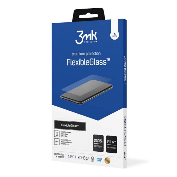 Xiaomi Mi 10 5G / MI 10 Pro 5G / Mi 10 Lite 5G 3mk flexible glass képernyővédő üveg (2.5d, flexibilis, ultravékony, 0.2mm, 7h) átlátszó, GP-126974, gyártói csomagolás