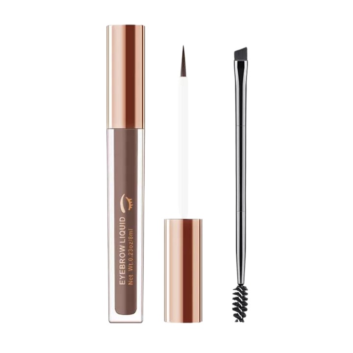 Gel pentru sprâncene rezistent la apă, Makeup Eyebrow Gel, 8ml, Vibely, #4 Maro Cafea