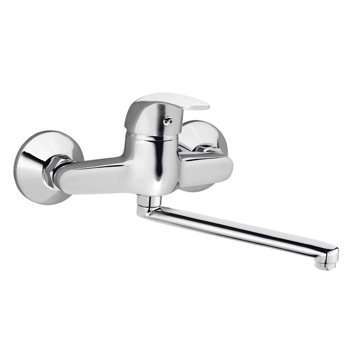 Baterie bucatarie, monocomanda, crom, 9,5 cm