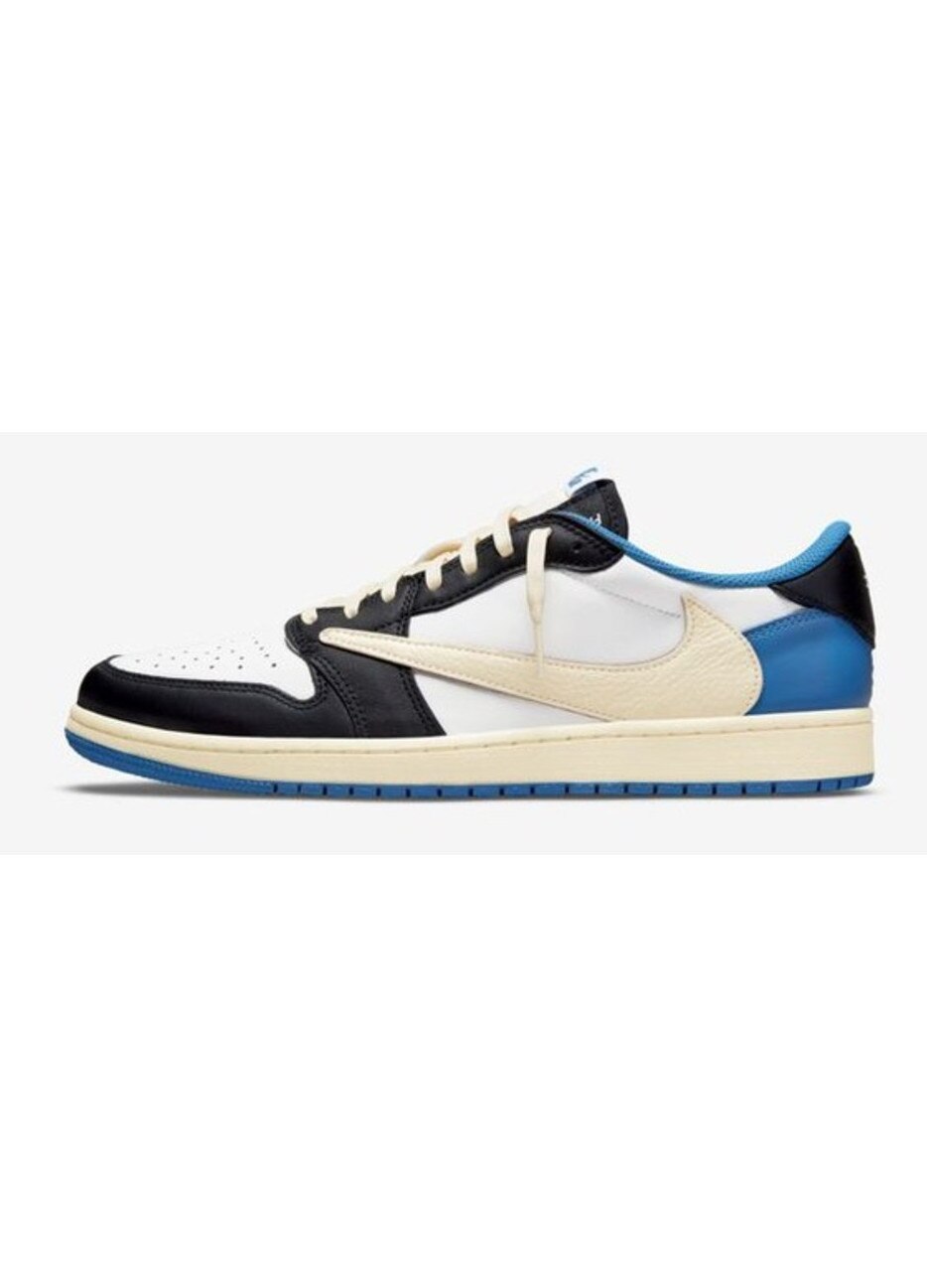 Adidasi AJ1 Low Travis Scott x Fragment, Nike, Piele naturala