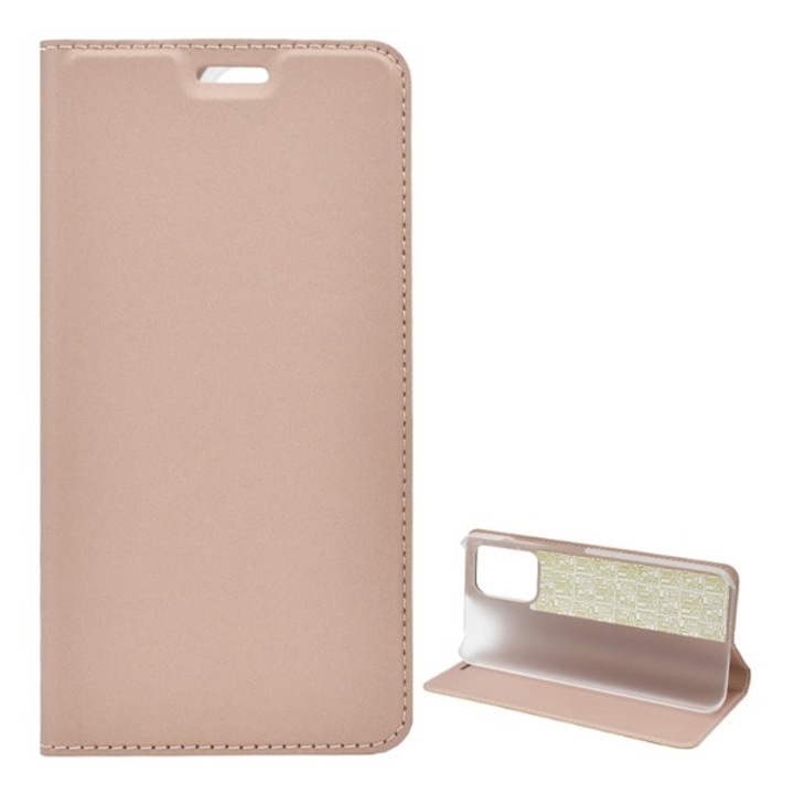 Xiaomi Redmi 10 (2022) / Redmi 10 (2021) Gigapack tok álló, bőr hatású (flip, oldalra nyíló, asztali tartó funkció) rozéarany 2, gigapack csomagolás