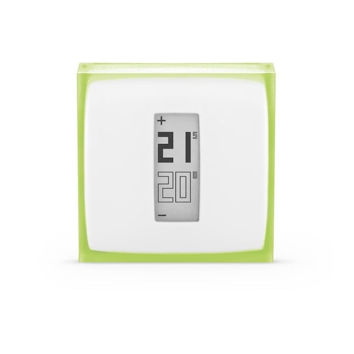 Termostat modulator Smart Netatmo, Control Wi-Fi, Auto-Adapt, Auto-Care, Compatibil Apple HomeKit