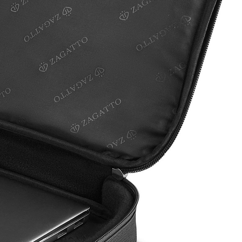 Geanta laptop, Zagatto, Davos, ZG786, 17.3 inch, Nylon/Poliester, 44x30x7 cm, Negru