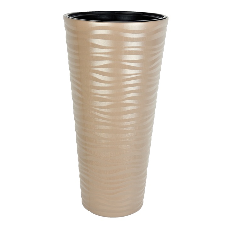 Ghiveci flori 30xh57cm 5.5lt 2 piese moca