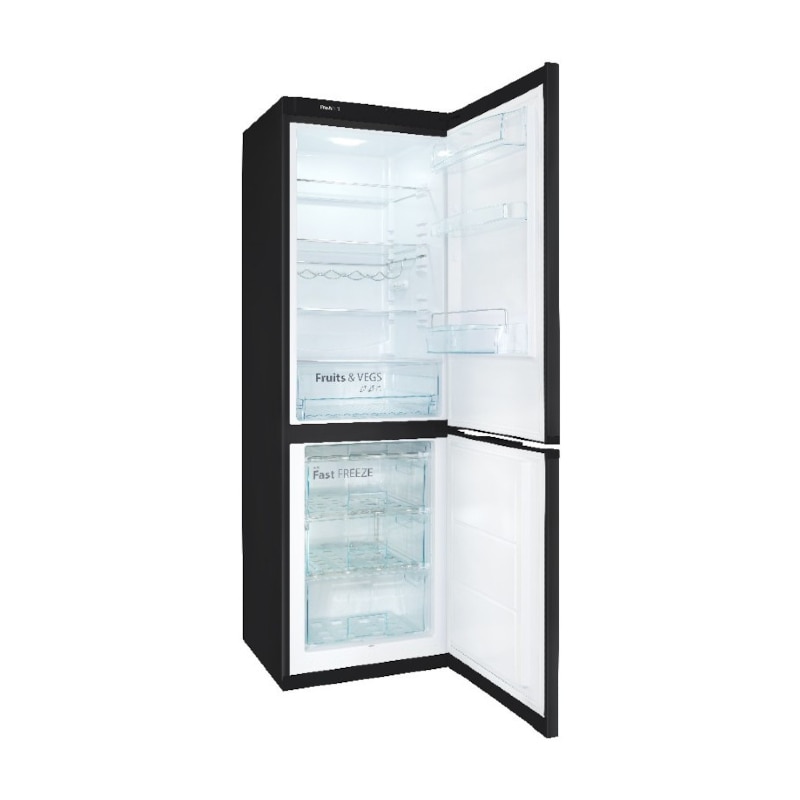 Frigider cu doua usi Snaige RF56SM-S5JJ2F0, Fast Freeze, 292 l, Clasa F, H 185 cm, Negru