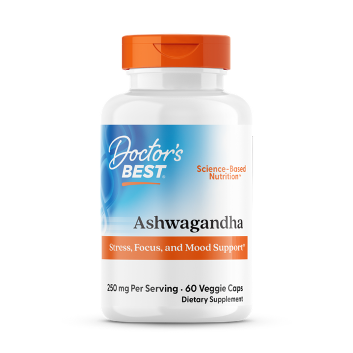 Ашваганда Doctor`s BEST Ashwagandha 60 Caps