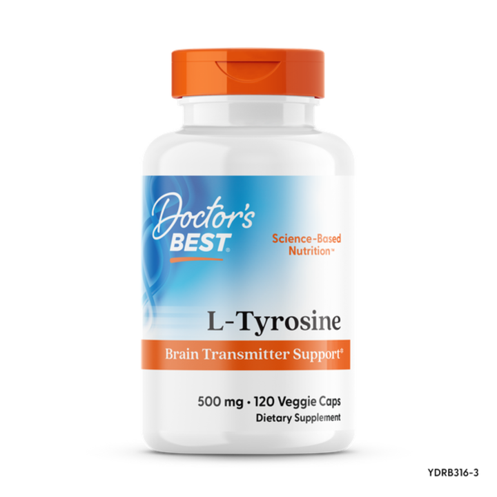 Л-Тирозин Doctor`s BEST L-Tyrosine 120 Caps