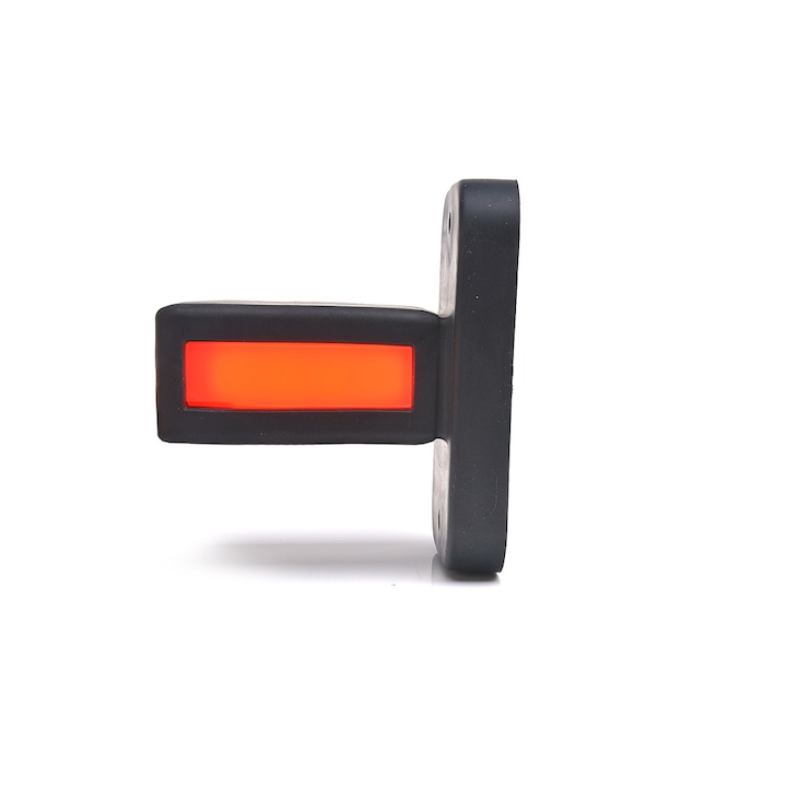 Lampa gabarit LED, cu brat, 1169 W168.32, 12V-24V, pozitie alb / rosu / portocaliu, WAS 43478