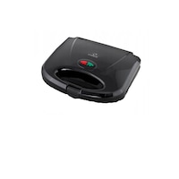 Aparat de facut vafe Raspberry, Titanium, 750W, Negru