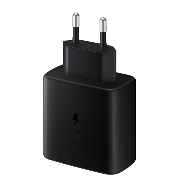 Incarcator Super Fast Travel Charger 45W, pentru s22, s22ultra, USB-C, Black, QUANDES®