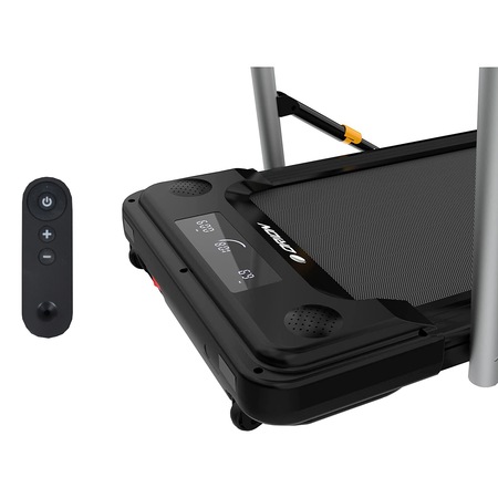 Banda de alergat electrica Orion Genius G3, 100% pliabila, conexiune buletooth Kinomap, Fitshow, Zwift, telecomanda, putere maxima motor 2 CP greutate maxima suportata 100 kg
