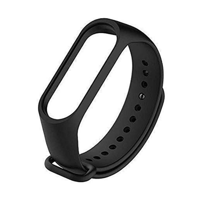 Curea Ceas SmartWatch TPU pentru Xiaomi Mi Band 5 / 5 NFC, Xiaomi Mi 6 / 6 NFC, Soft Silicone, Comfy to Wear, Easy to install, Negru