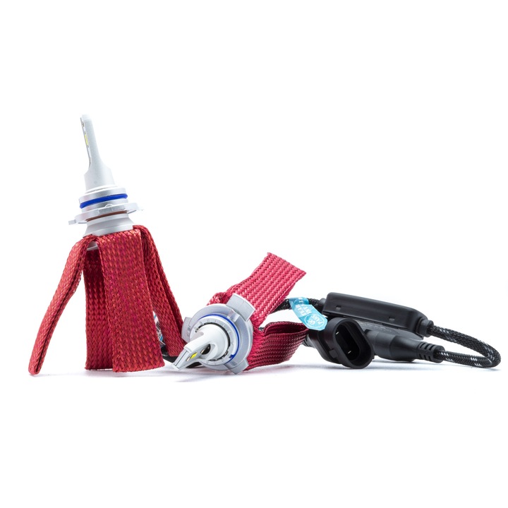 EinParts 2db-os fényszóró izzó készlet, LED, HIR2, Octopus, 6000K, CANbus, hideg fehér