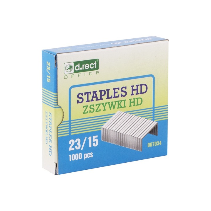 Set 10 pachete capse, D.Rect, 1000 capse, 23/15, Argintiu