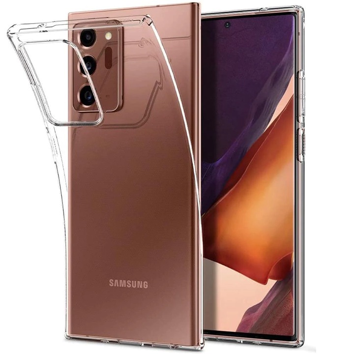 Silicon Tpu Ultra Slim Protection Case, съвместим със Samsung Galaxy Note 20 Ultra