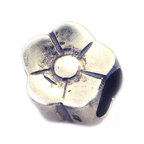 Pandantiv Tip Charm Floare, Argint 925, 0.9 cm x 0.9 cm