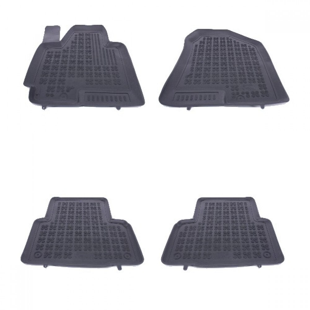 Set covorase auto din cauciuc pentru HYUNDAI Tucson 15-; KIA Sportage 2016+, Rezaw Plast, Negru, 4 Buc